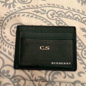 Personalized Burberry Cardholder